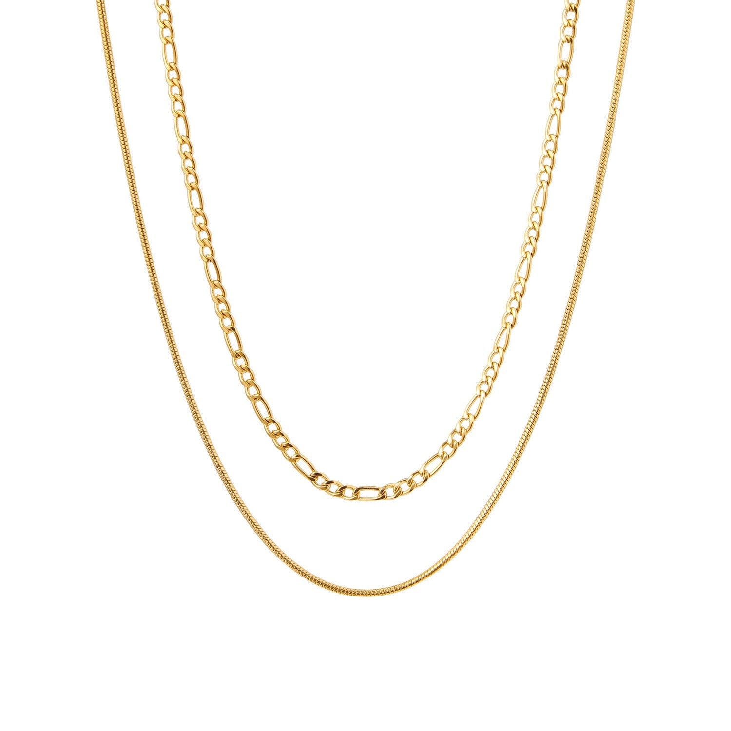 Dubbele Figaro Ketting – Stijlvolle Look – Duurzaam Ontwerp 0