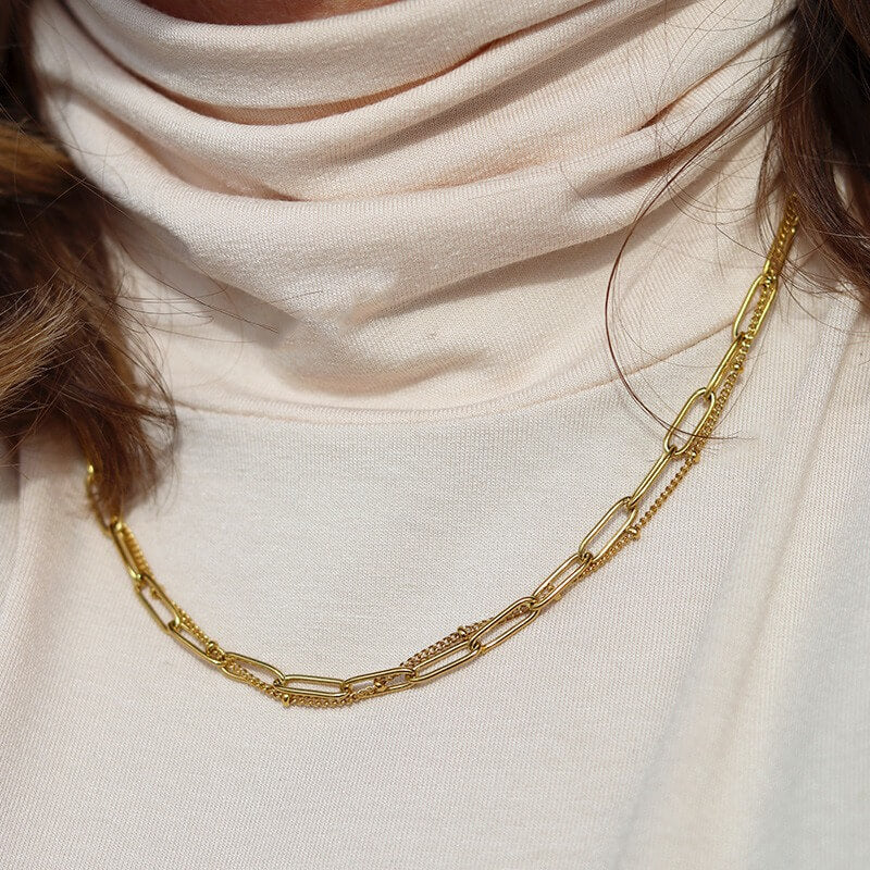 Dubbelgelaagde Choker – Trendy en Waterdicht 2