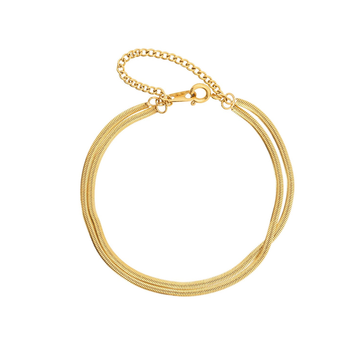 Dubbellaagse Heren Armband – Verfijnde Stijl 0