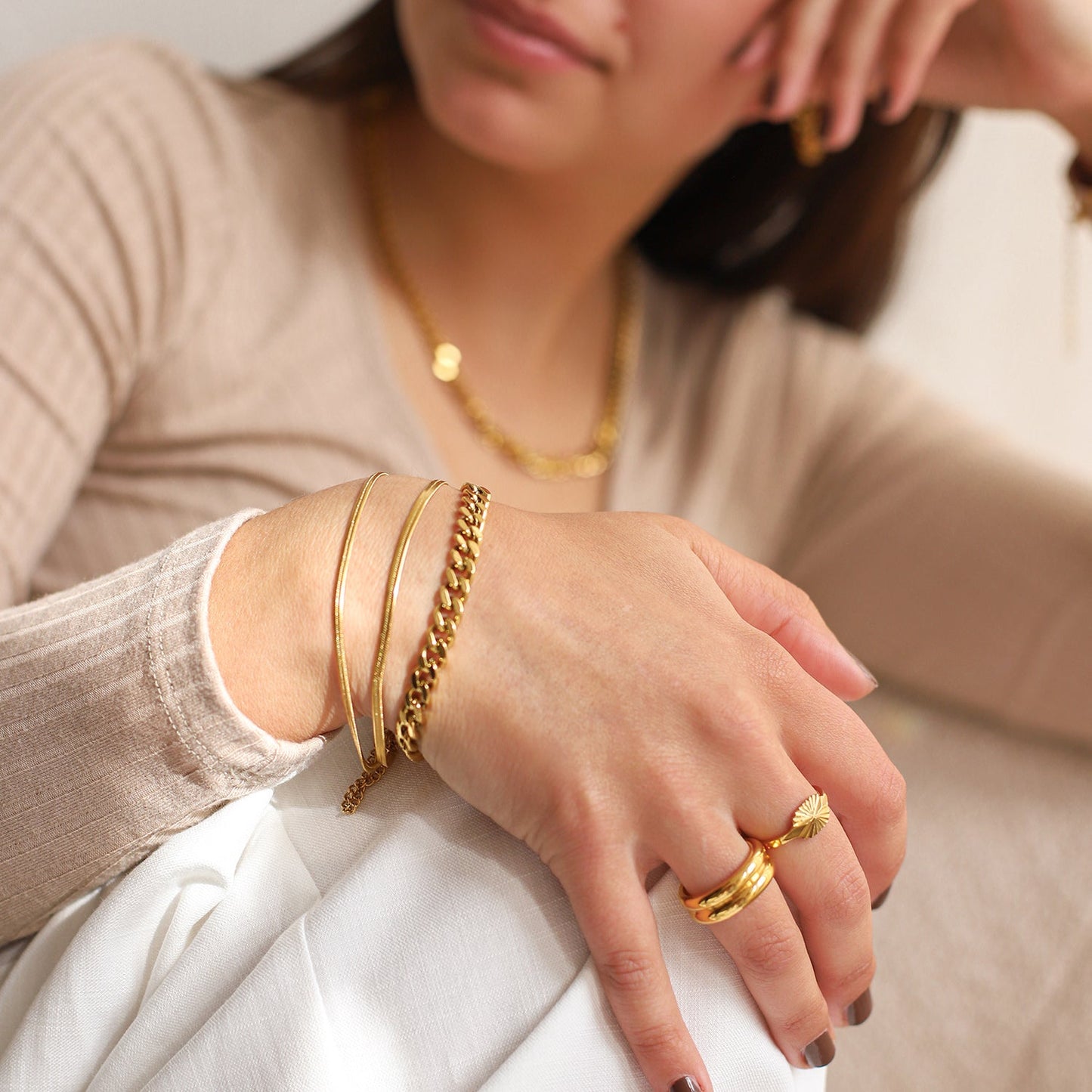 Dubbellaagse Heren Armband – Verfijnde Stijl 2