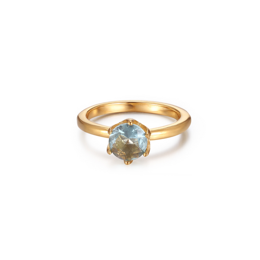 Edelsteen Ring – Gouden Ring Met Steen – Unieke Uitstraling 0