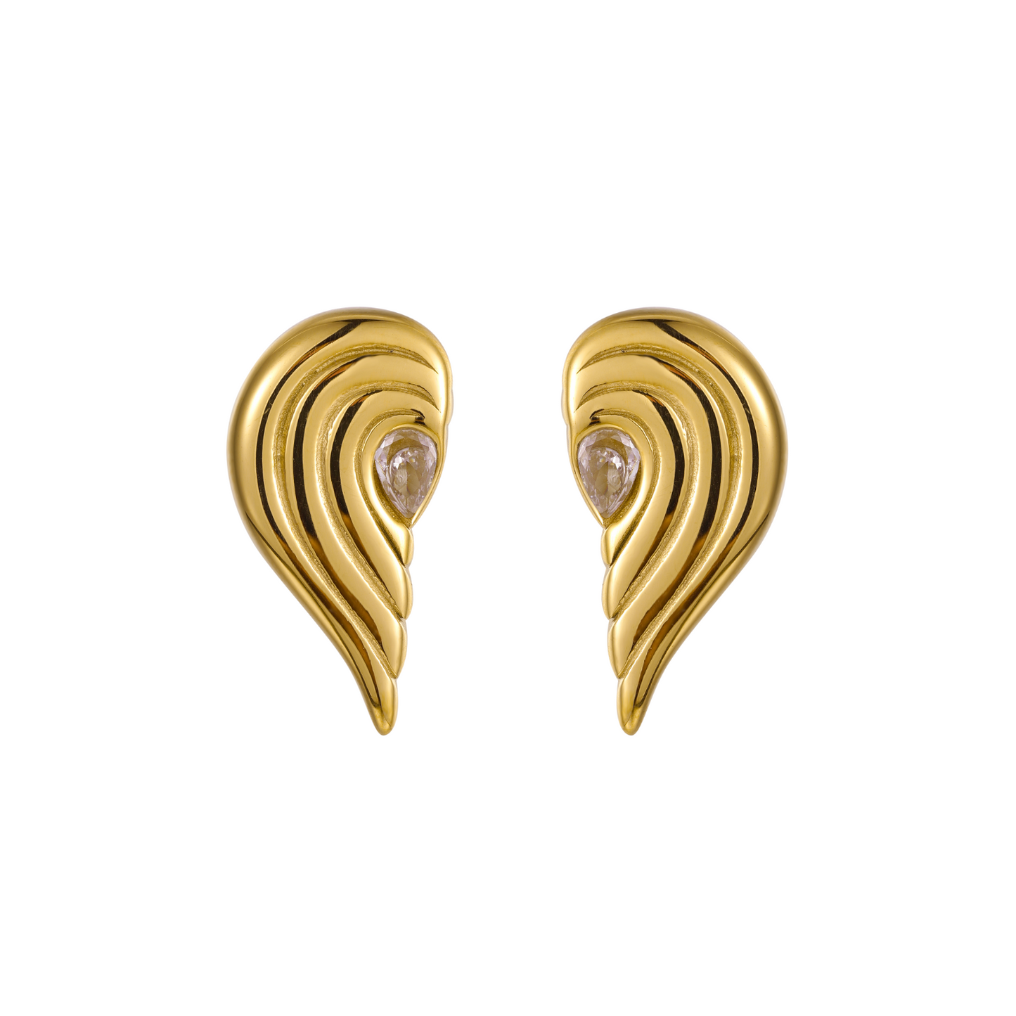 Elegante Gouden Oorbellen – Duurzaam Ontwerp 0
