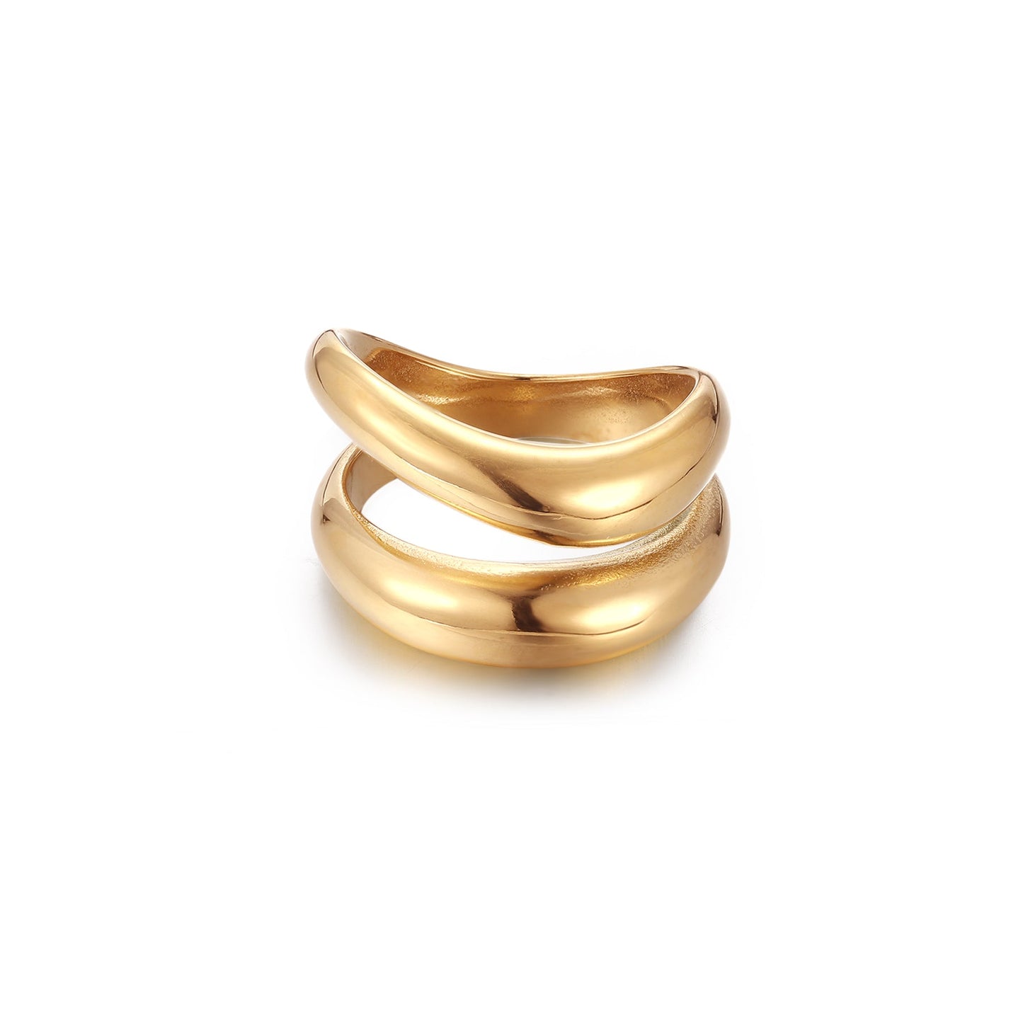 Elegante Ring – Duurzaam Verguld Design – Tijdloos Sieraad 0