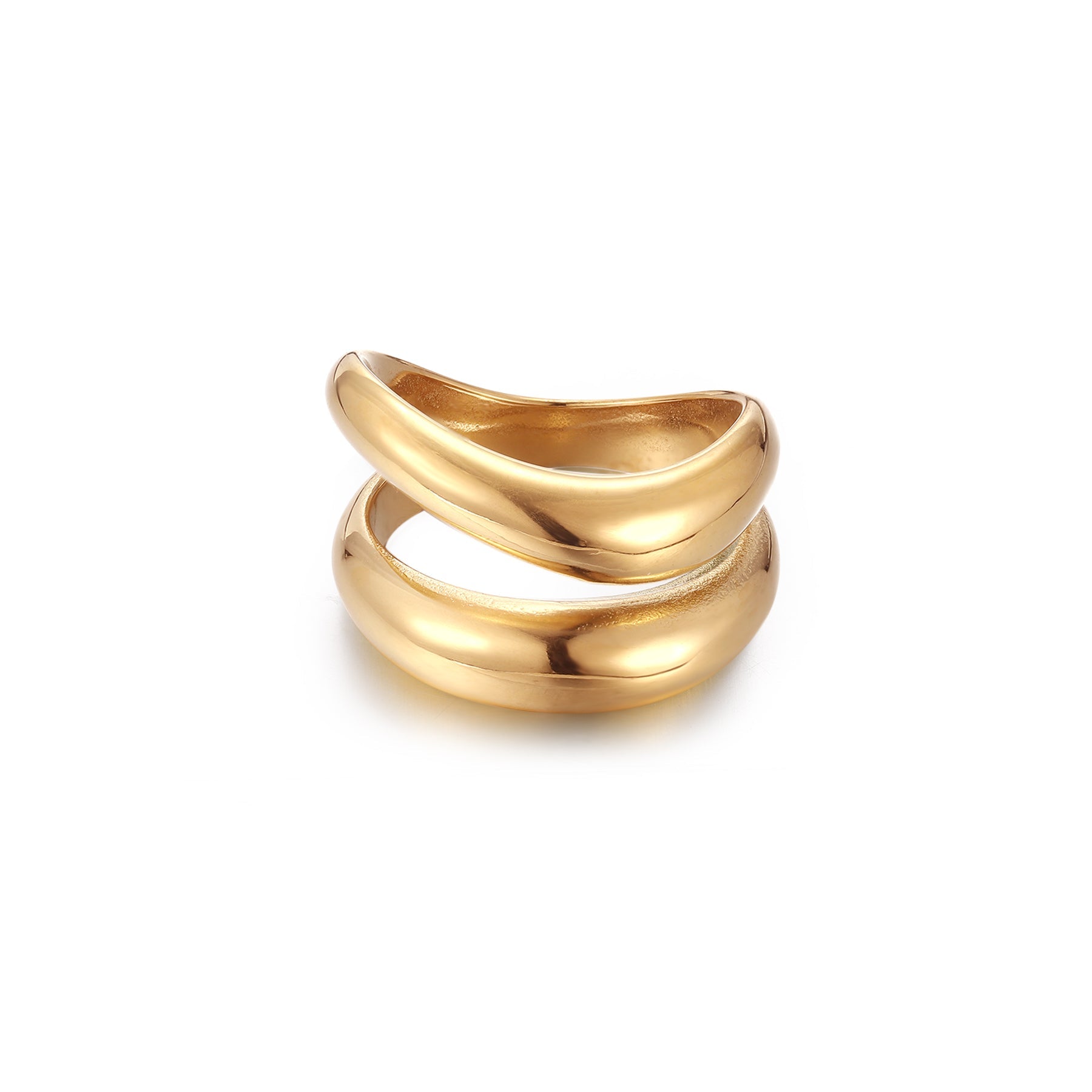 Elegante Ring – Duurzaam Verguld Design – Tijdloos Sieraad 0