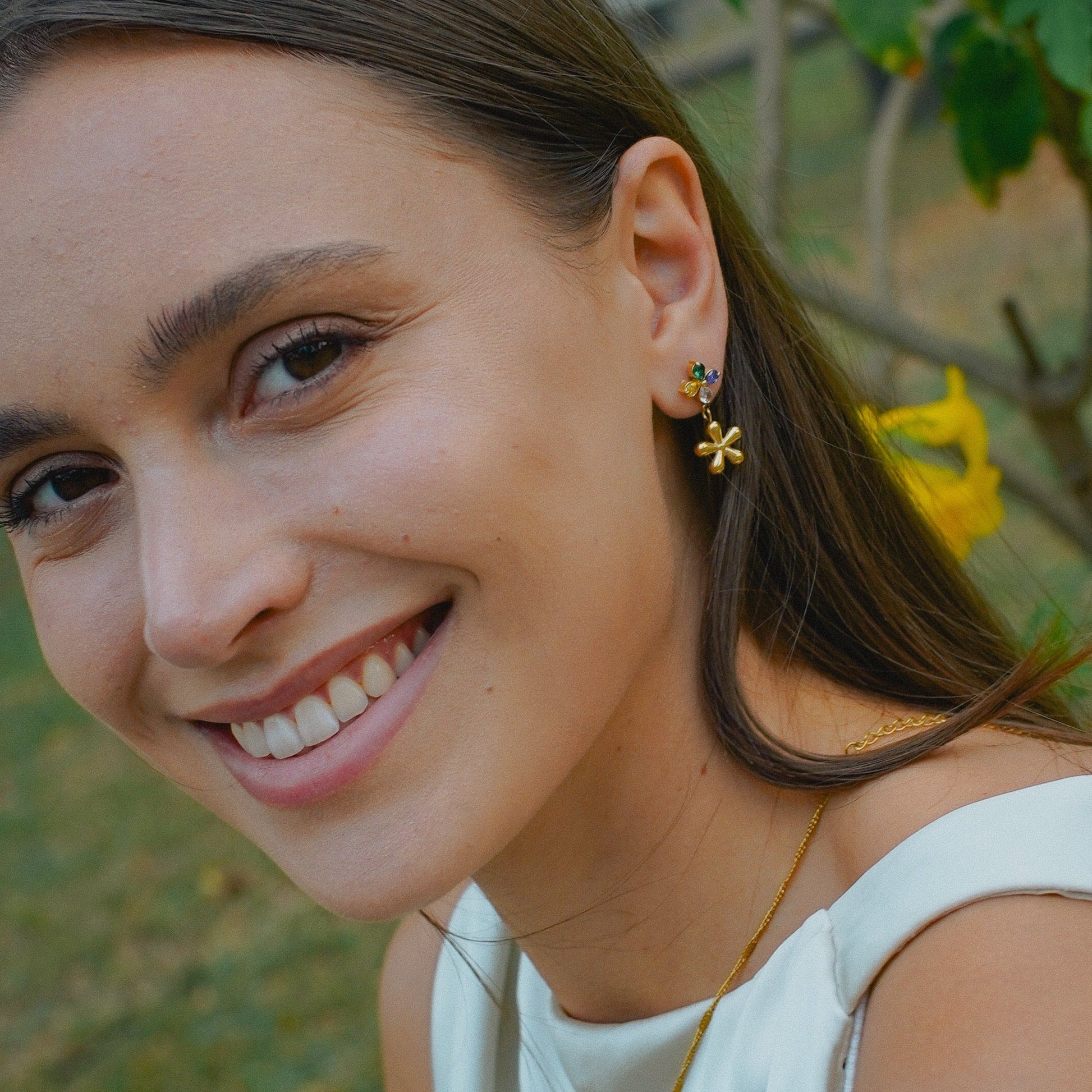 FLORE – Gouden Oorbellen Dames – Tijdloos Design 2