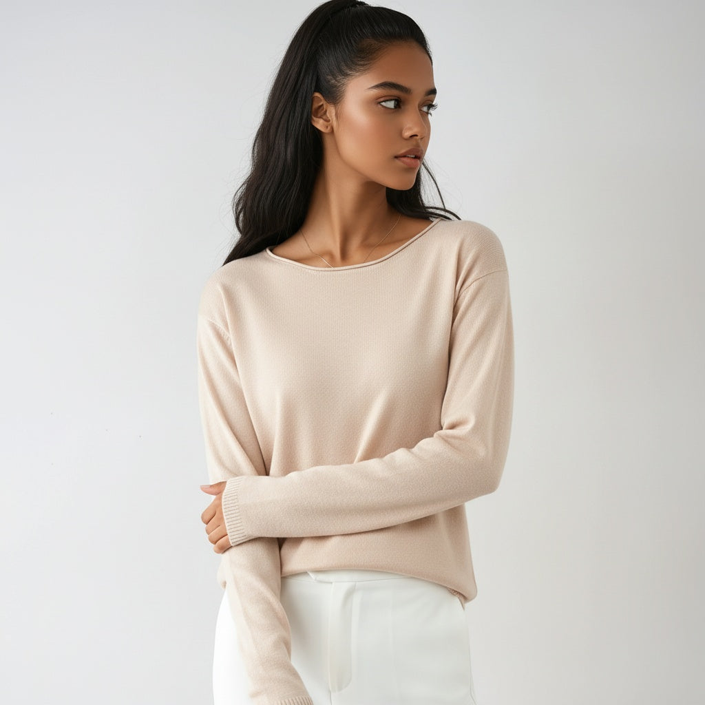 Fijngebreide Trui Dames – Comfortabele Basis 5