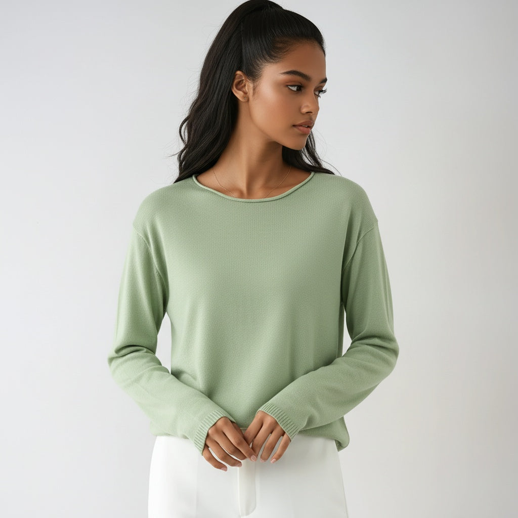 Fijngebreide Trui Dames – Comfortabele Basis 6