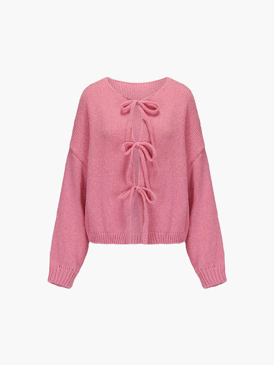 GEBREIDE CARDIGAN – Speelse Striksluiting – Comfortabele Pasvorm 0