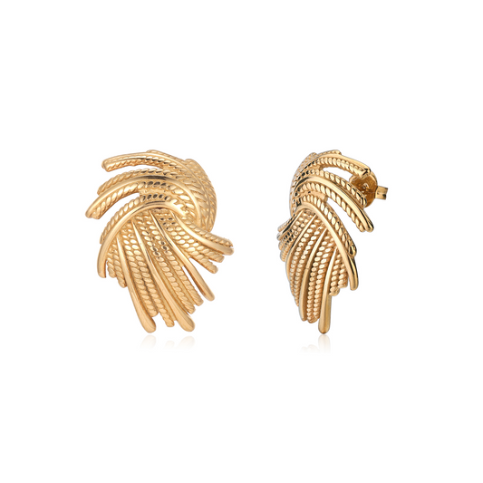 Geometrische Oorbellen Dames – Trendy Statement Goud 0