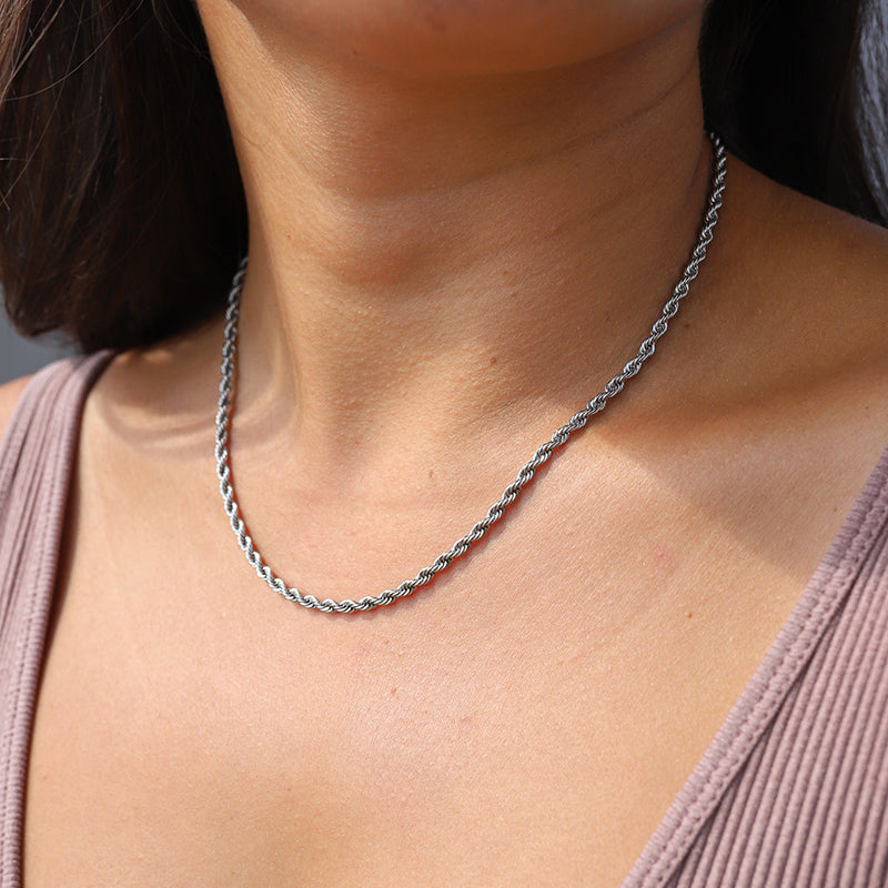 Gevlochten Ketting Dames – Tijdloos Design – Elegant en Veelzijdig 3
