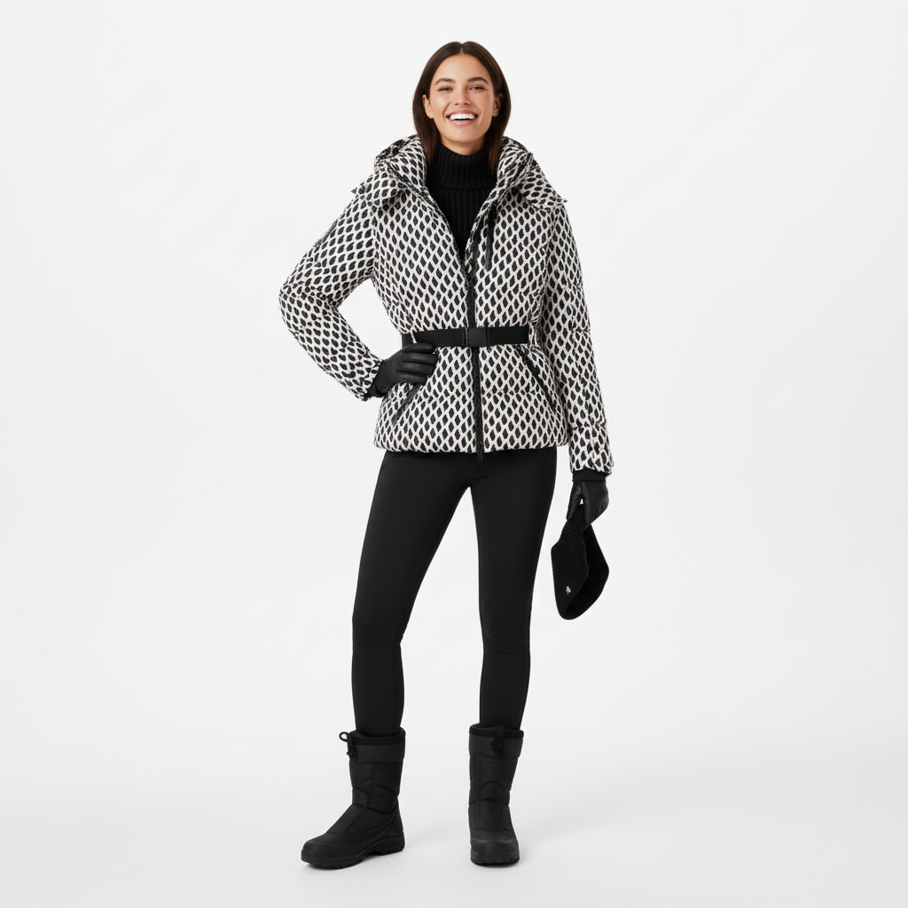 Gewatteerde Damesjas Winter – Sportief Chic Design 0