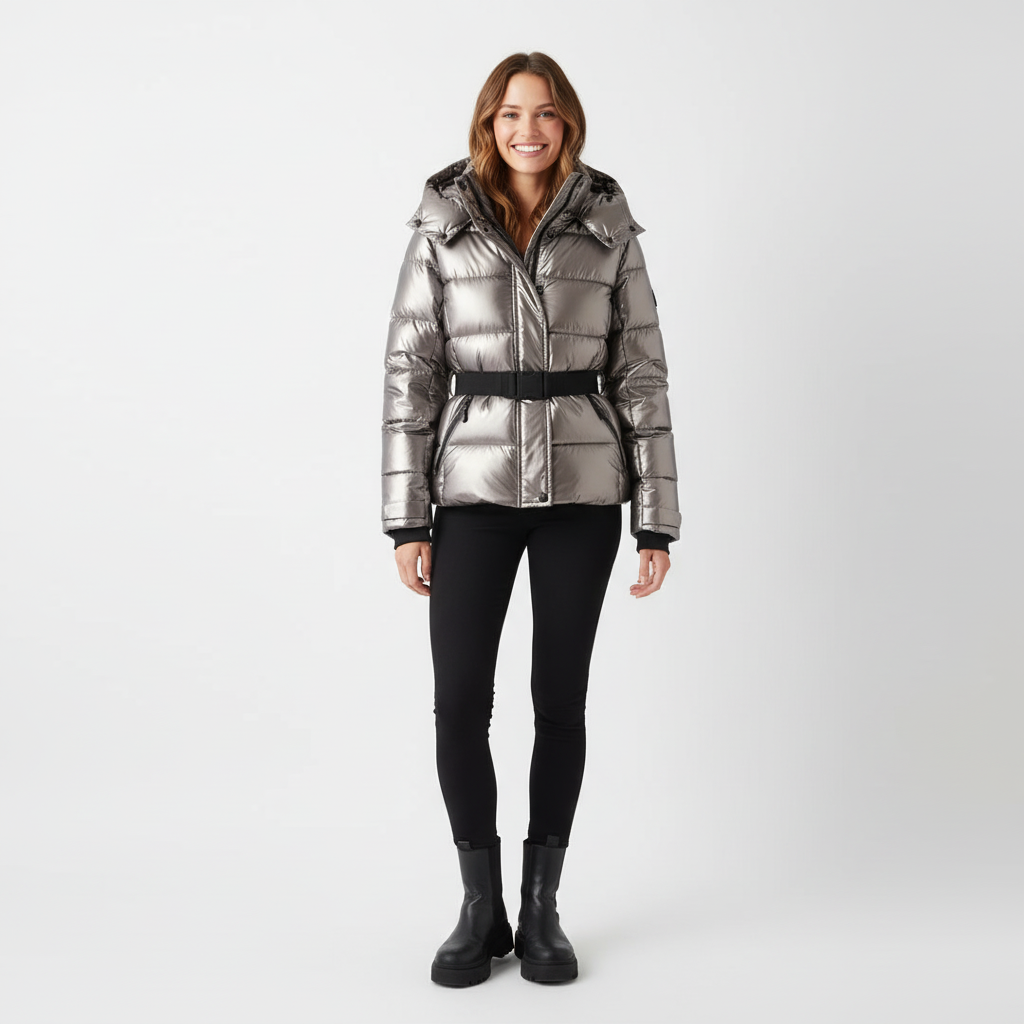 Gewatteerde Damesjas Winter – Sportief Chic Design 4