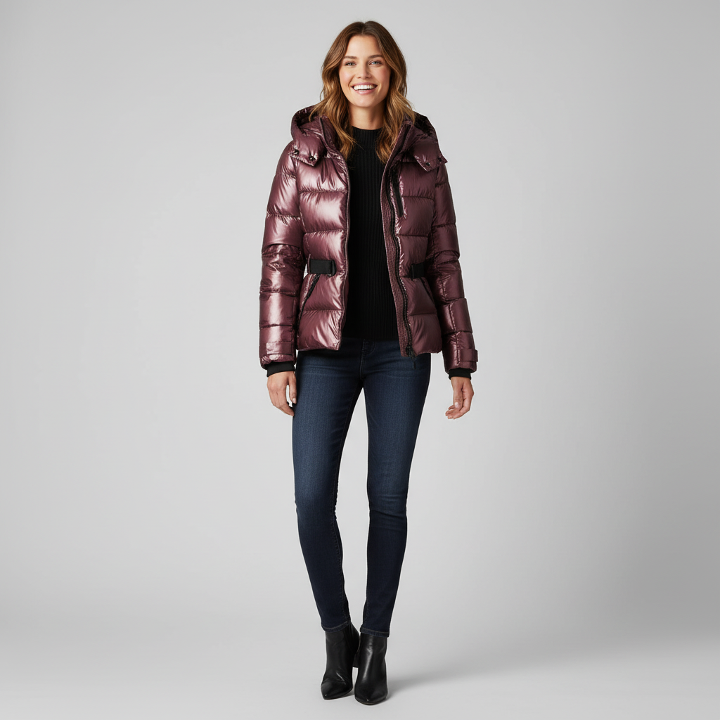 Gewatteerde Damesjas Winter – Sportief Chic Design 5