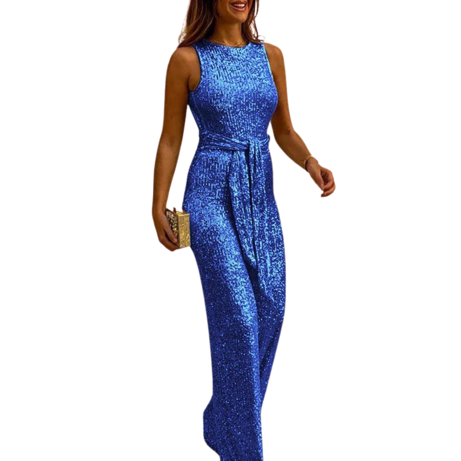 Glitter Jumpsuit – Feestelijke Elegantie – Open Rug 6