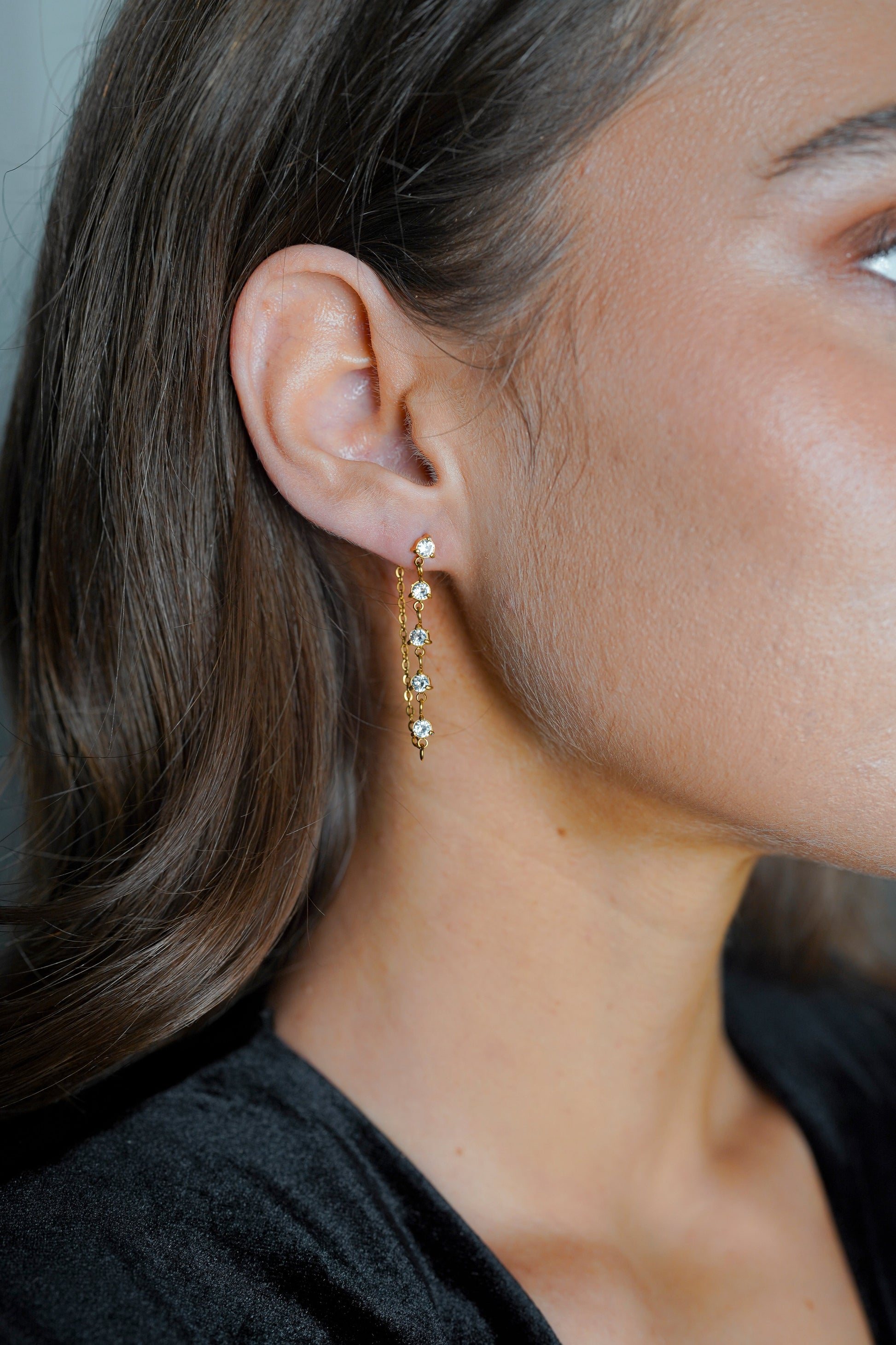 Gouden Oorbellen Dames – Elegant Design 1