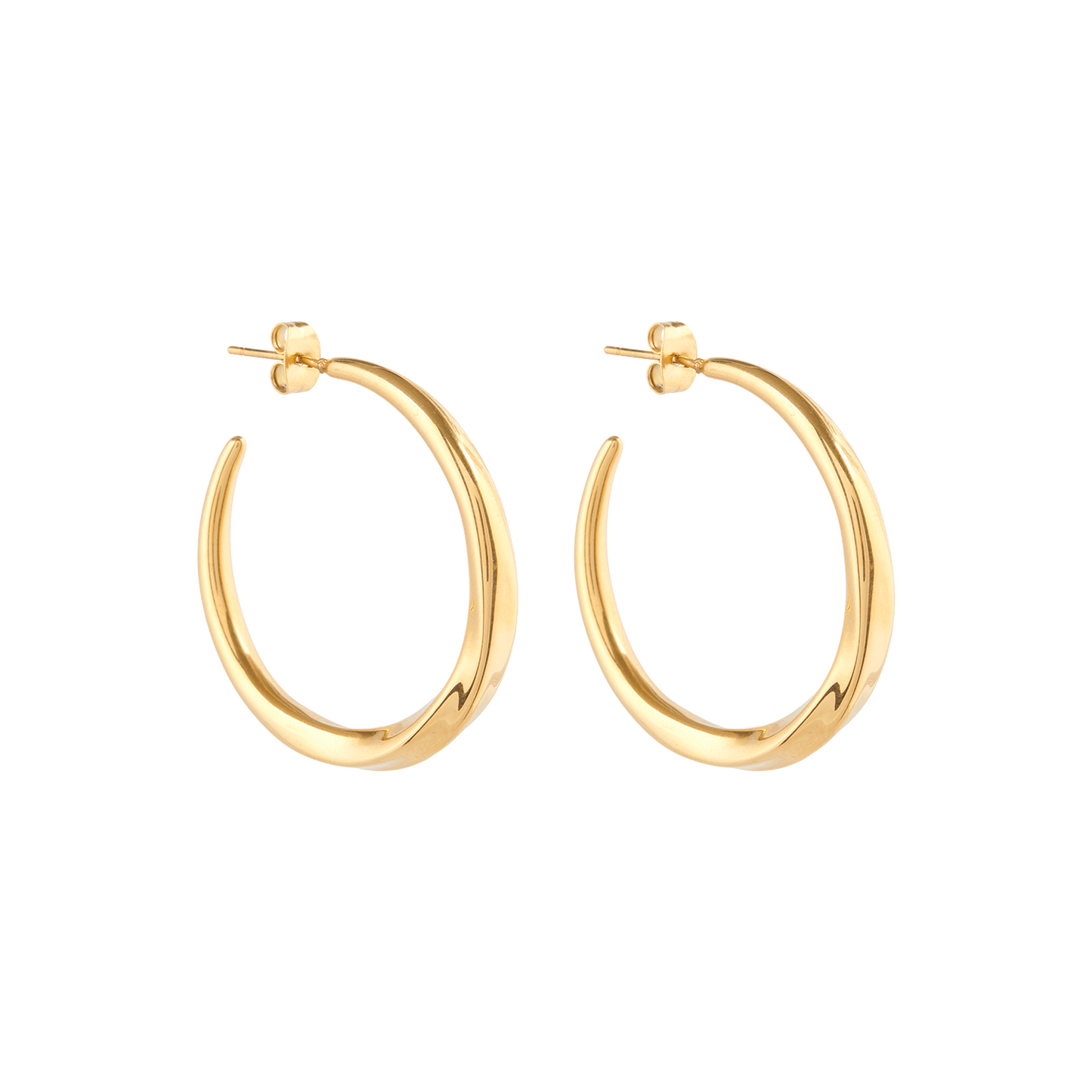 Gouden Oorbellen Dames – Elegante Hoops – Tijdloos Ontwerp 0