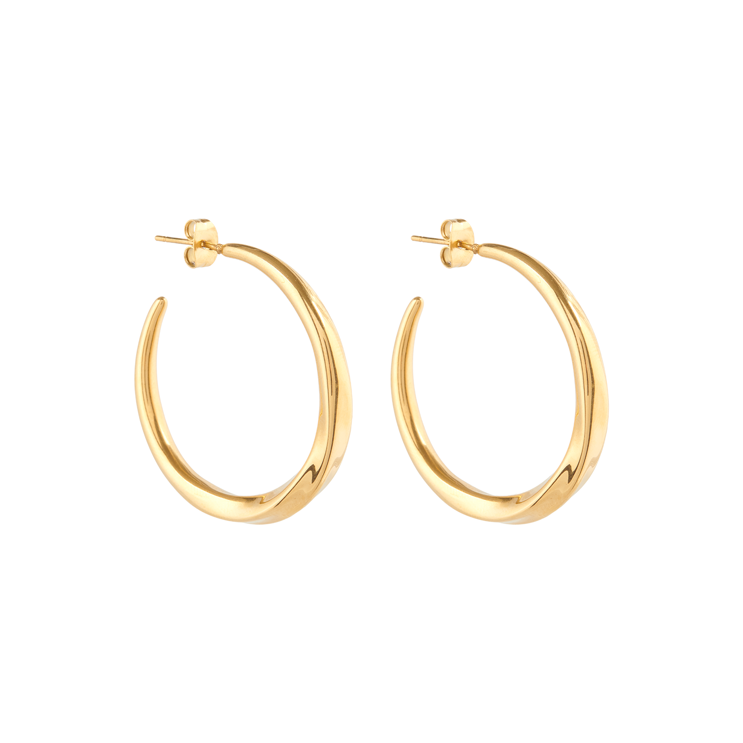 Gouden Oorbellen Dames – Elegante Hoops – Tijdloos Ontwerp 0