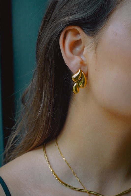 Gouden Oorbellen Dames – Elegante Stijl – Duurzaam Ontwerp 1