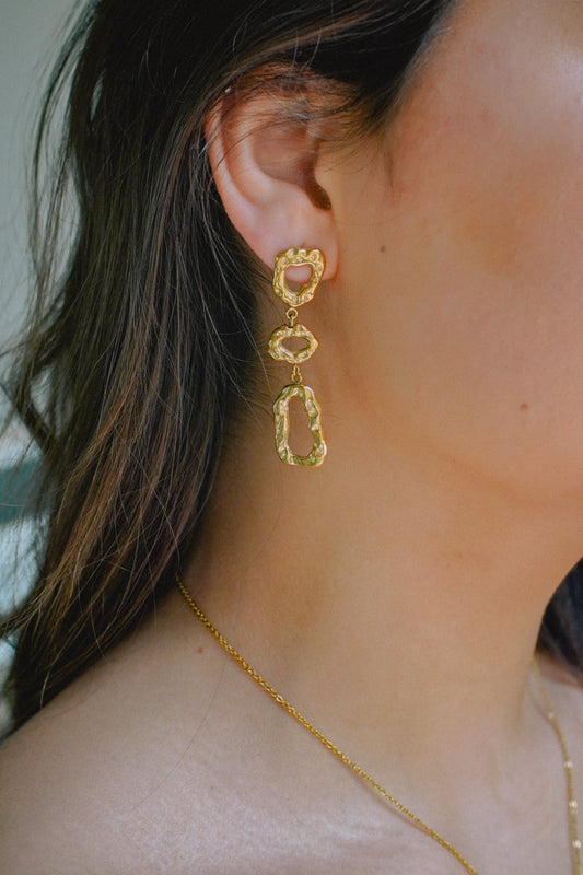 Gouden Oorbellen Dames – Elegante Stijl – Duurzaam Ontwerp 1