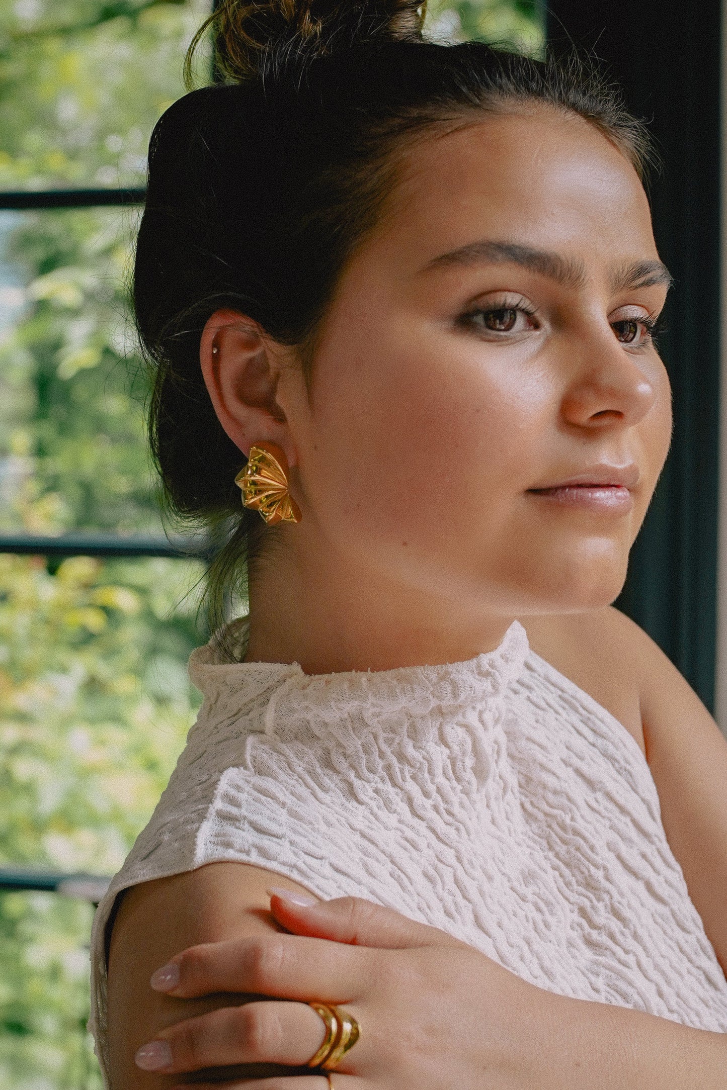 Gouden Oorbellen Dames – Elegante Stijl – Duurzaam Ontwerp 2