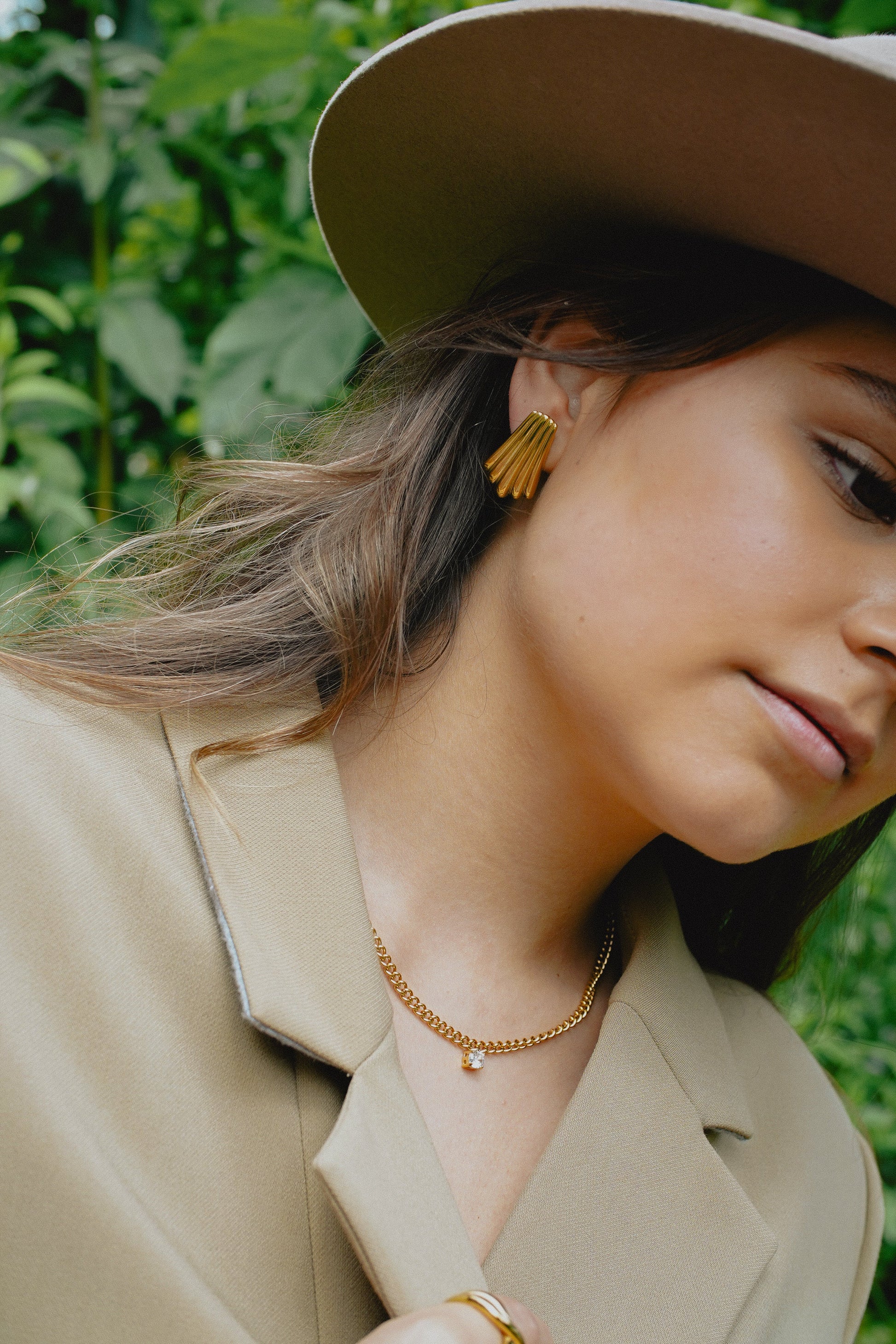 Gouden Oorbellen Dames – Elegante Vergulde Stijl 2