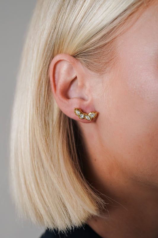 Gouden Oorbellen Dames – Elegante en Duurzame Stijl 1