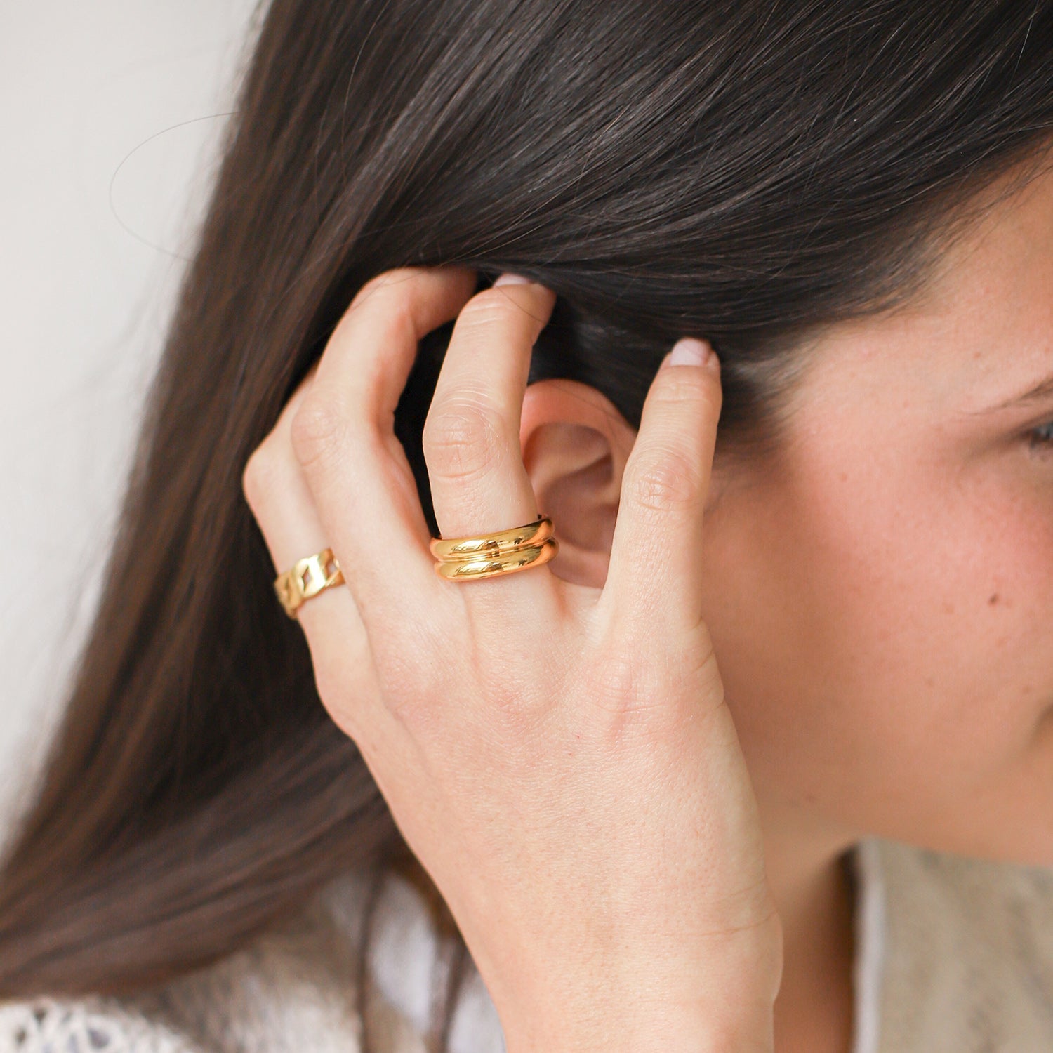 HARDY – Veelzijdige Ring – Trendy Gelaagde Look 1