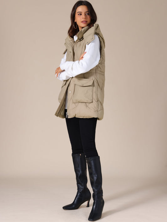 LANGE BODYWARMER – Gewatteerd Ontwerp – Comfortabele Dekking 8