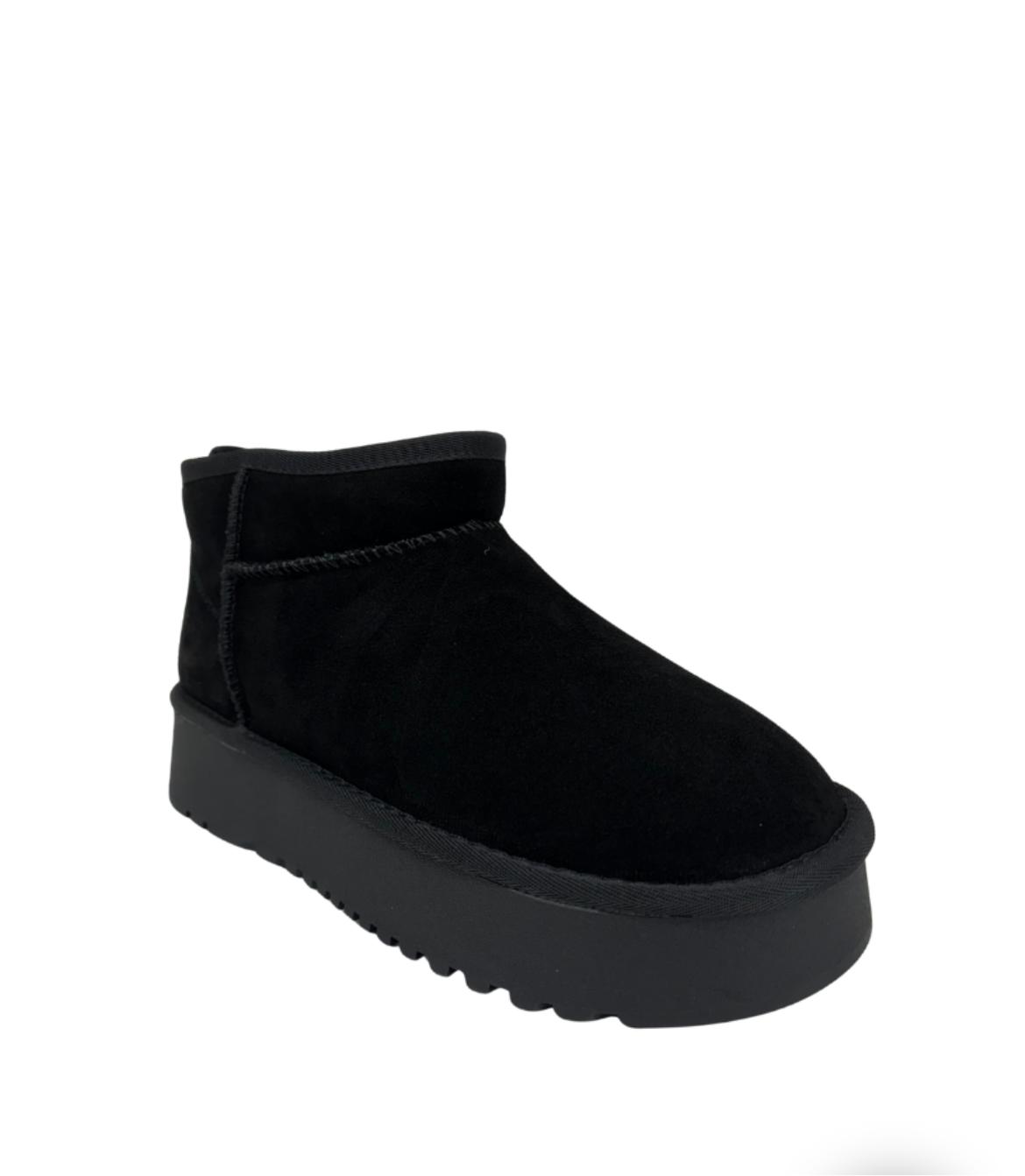 LAU – Zwarte Suède Platformlaarzen – Stijlvolle Upgrade 1