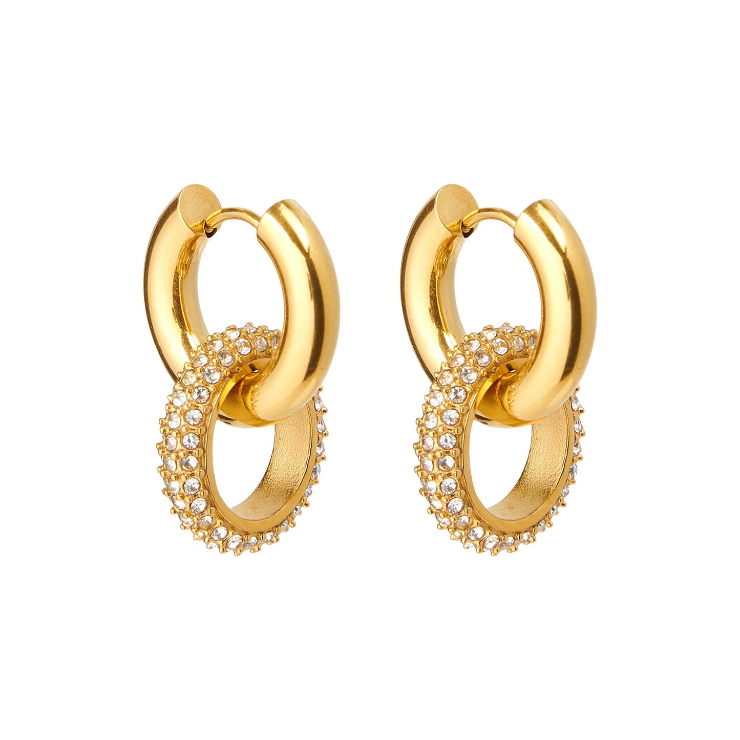 Oorbellen Dames – Elegante Hoepels – Sprankelende Statement 0