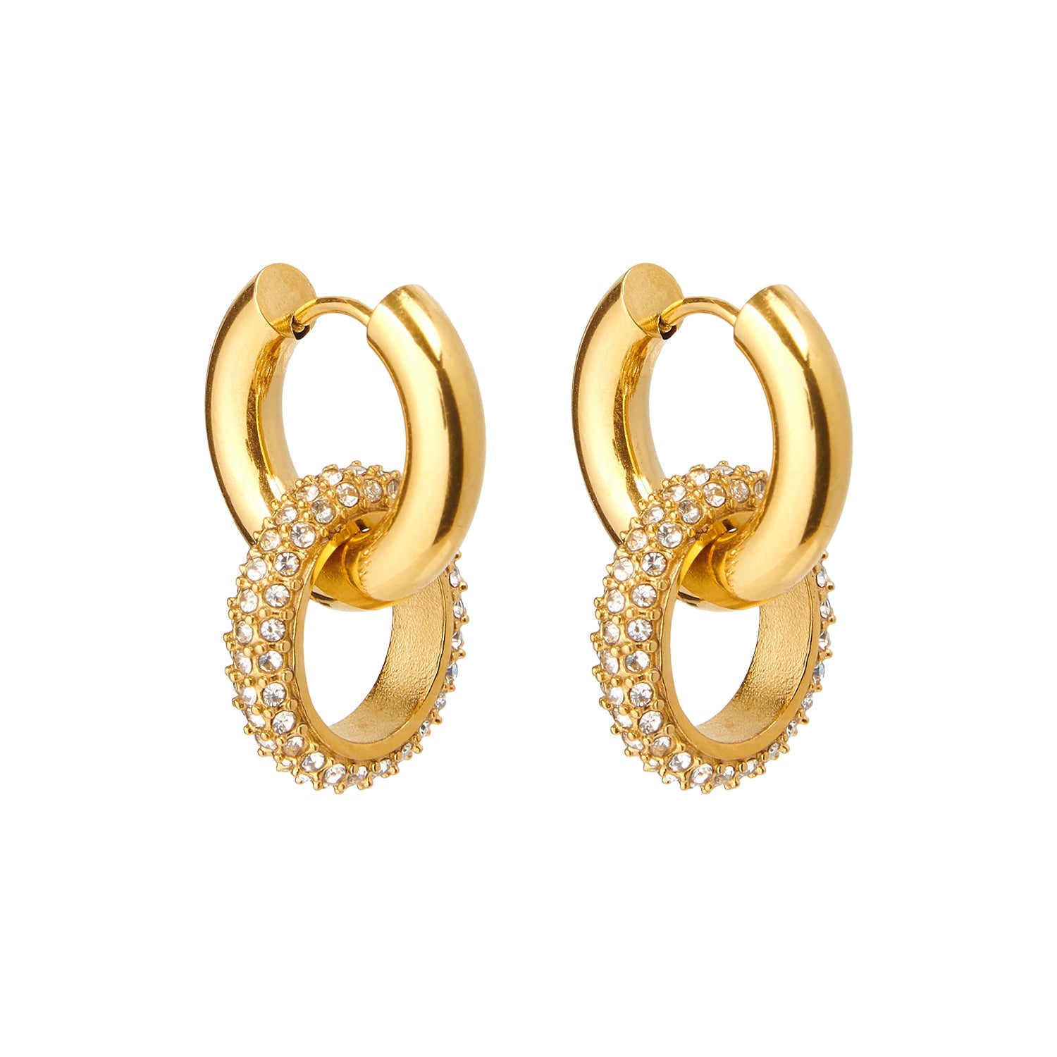 Oorbellen Dames – Elegante Hoepels – Sprankelende Statement 0