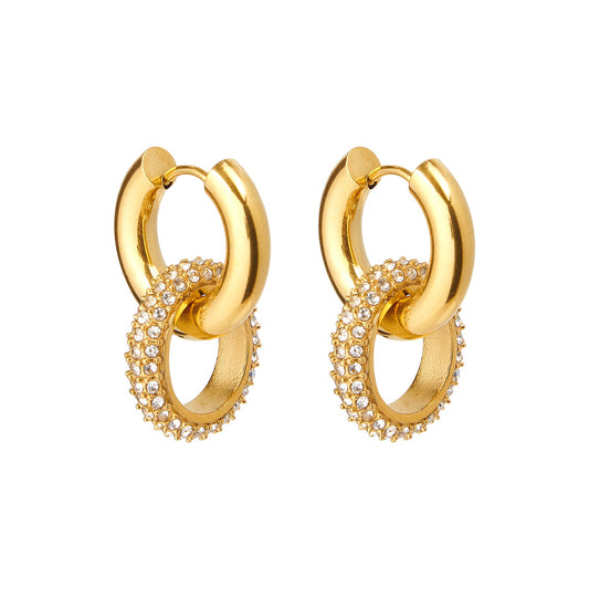 Oorbellen Dames – Elegante Hoepels – Sprankelende Statement 0