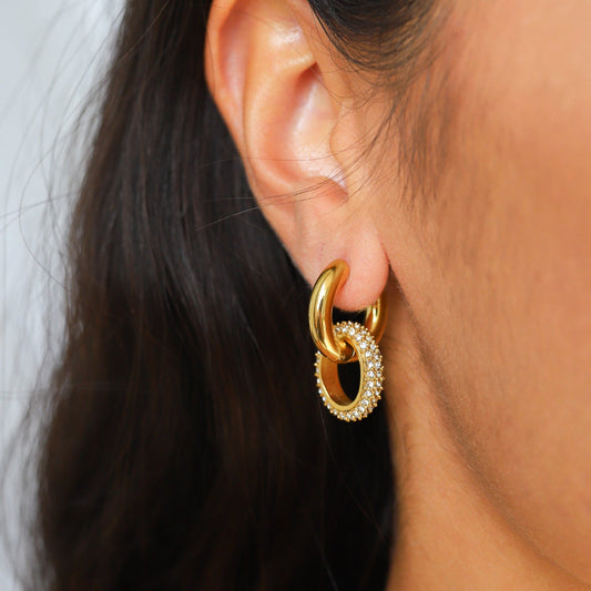 Oorbellen Dames – Elegante Hoepels – Sprankelende Statement 1