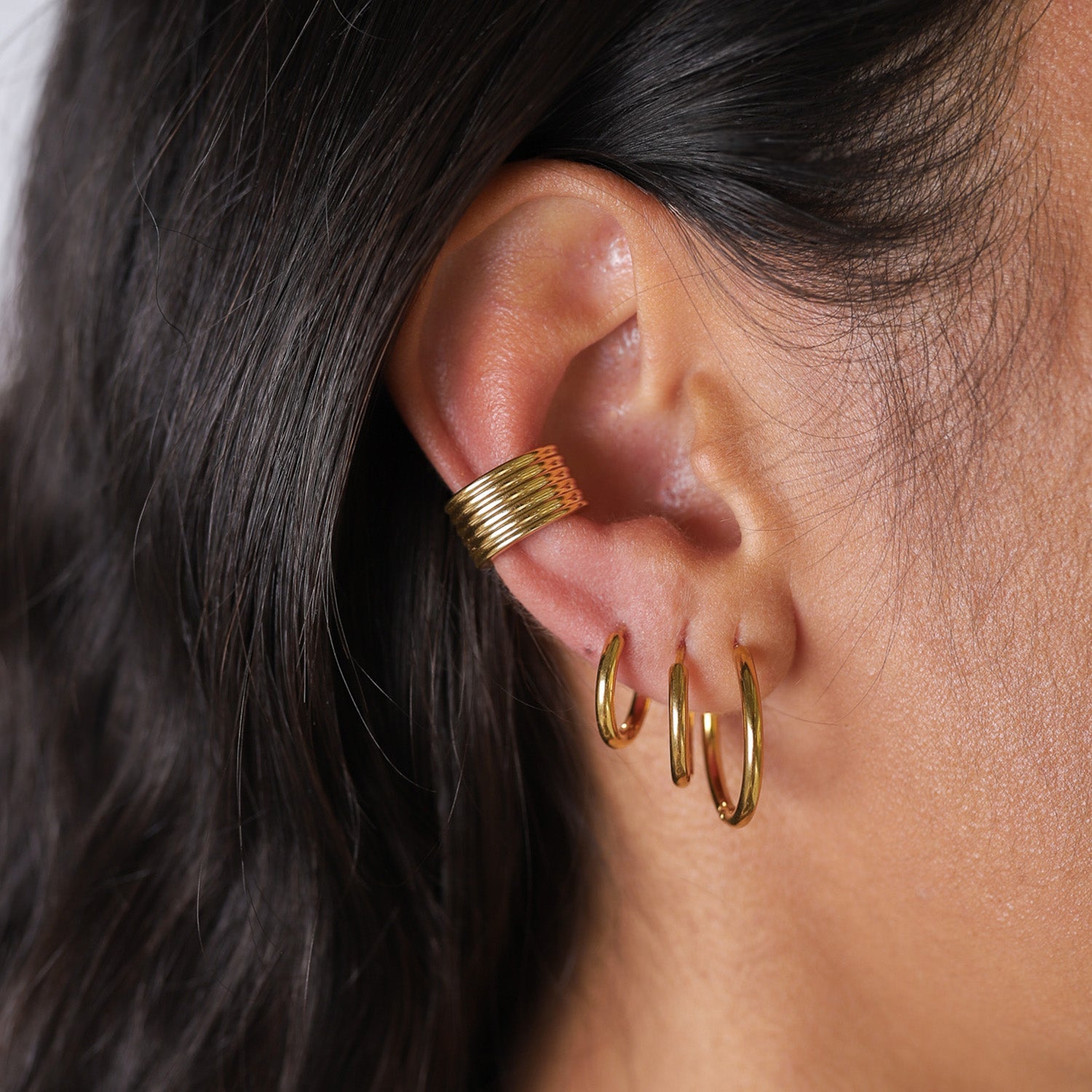 Oorbellen Dames – Gouden Oorringen – Tijdloos Ontwerp 3