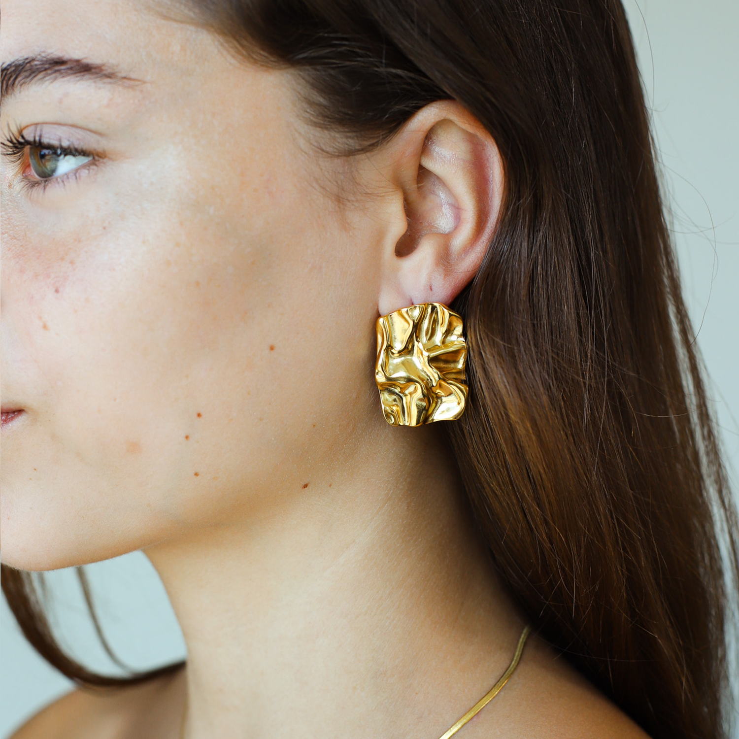 Oorbellen Dames – Statement Oorbellen – Elegante Rechthoekige Vorm 2