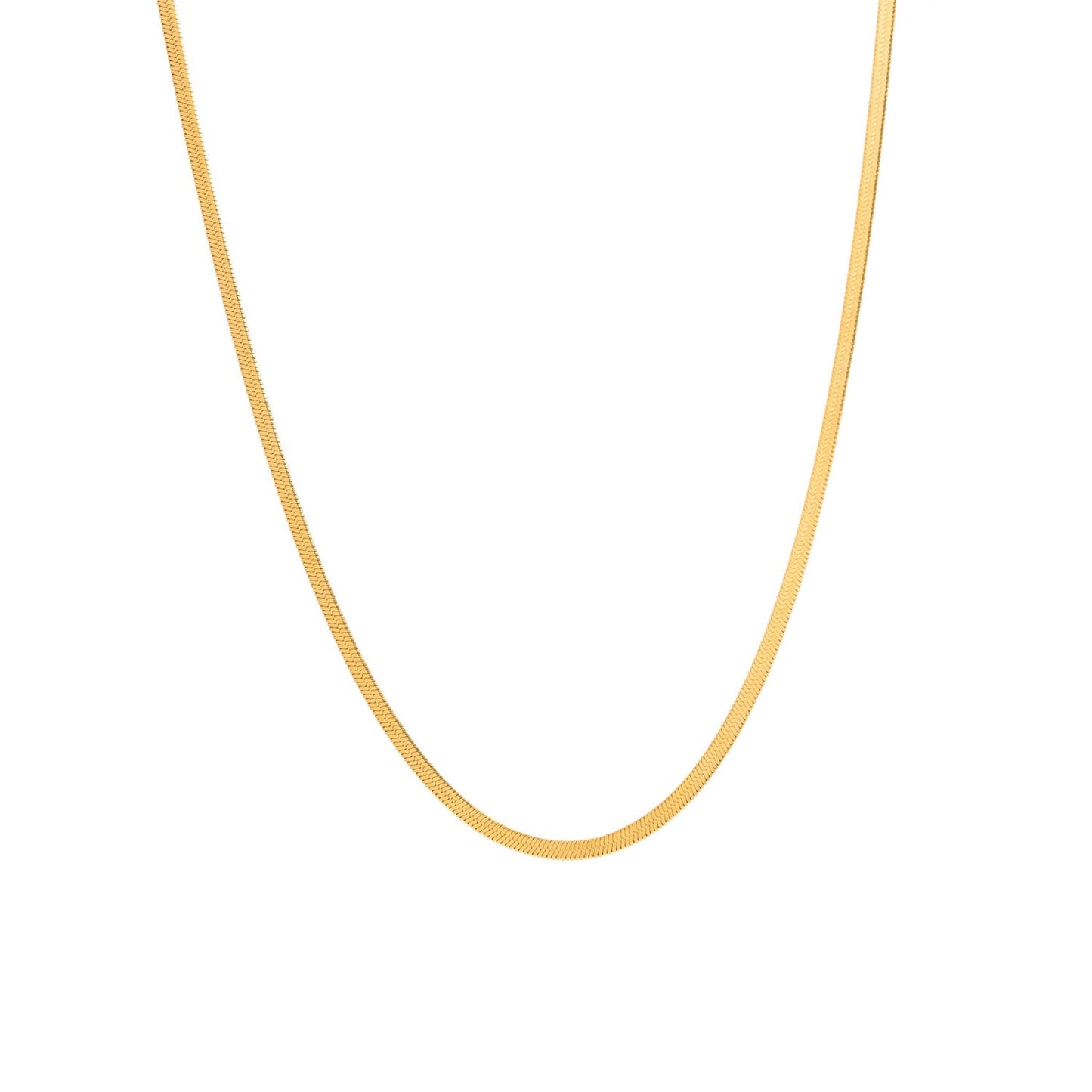 Platte Ketting – Tijdloos Ontwerp – Perfect voor Laagjes 0