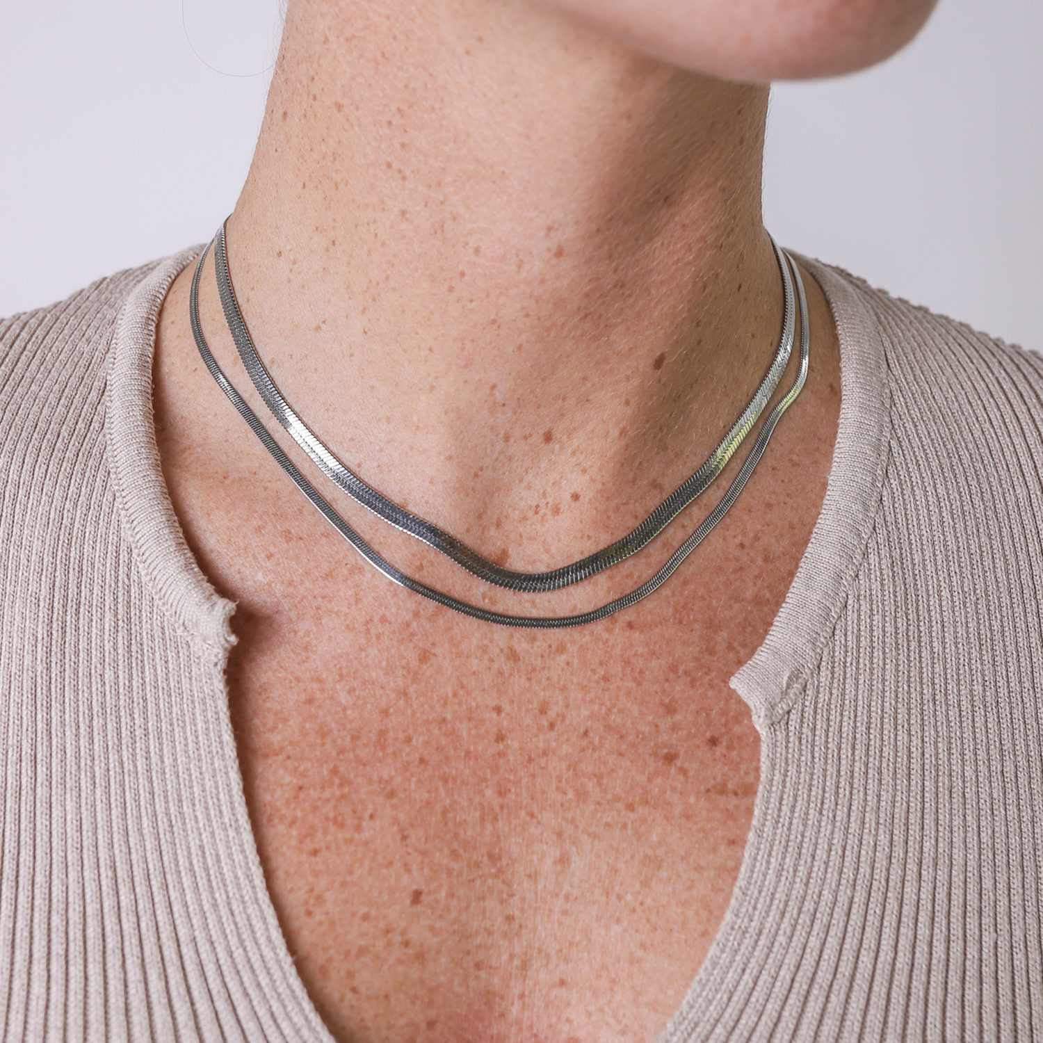Platte Ketting – Tijdloos Ontwerp – Perfect voor Laagjes 8