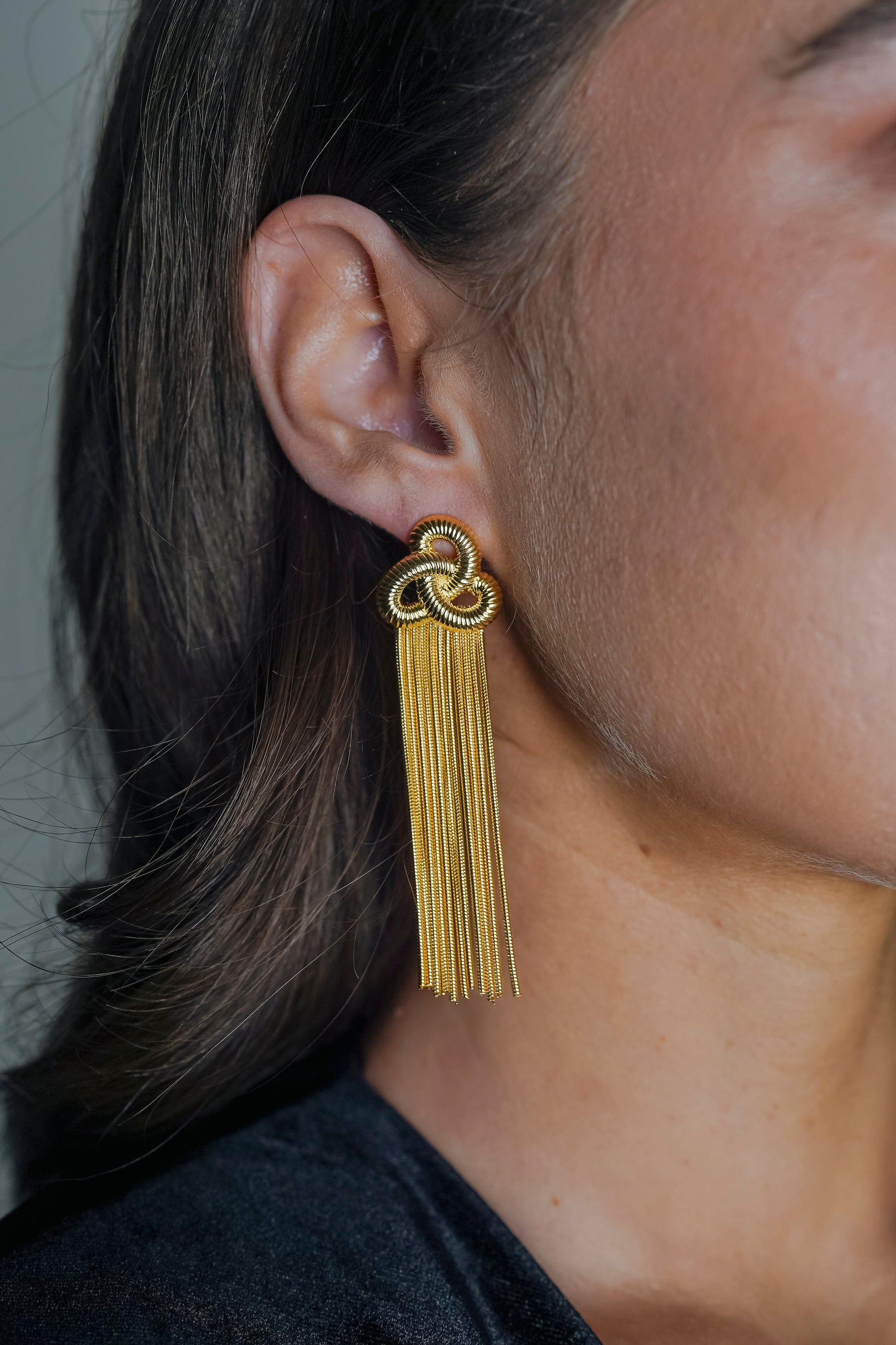 SHIMMER – Gouden Oorbellen Dames – Elegant Ontwerp 1
