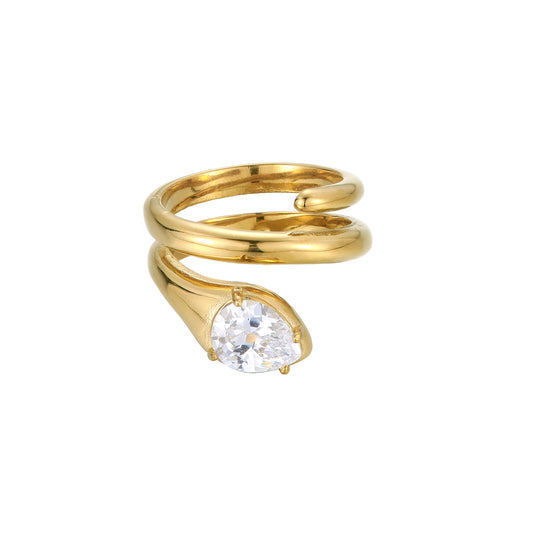 SWIRL – Gouden Ketting Dames – Tijdloze Elegant Sieraad 0