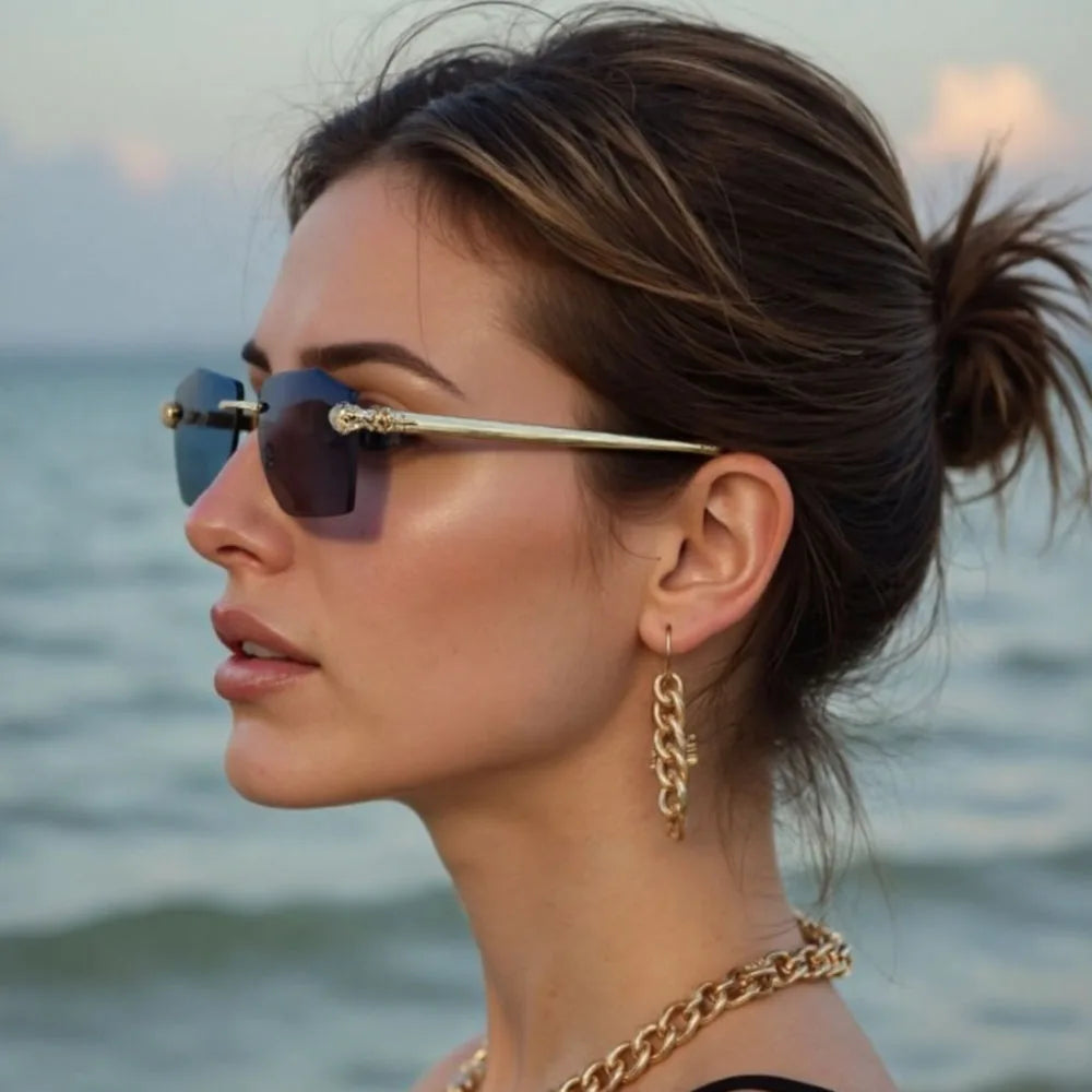 FEMKE – Geometrische Zonnebril Dames – Luxe Design 3