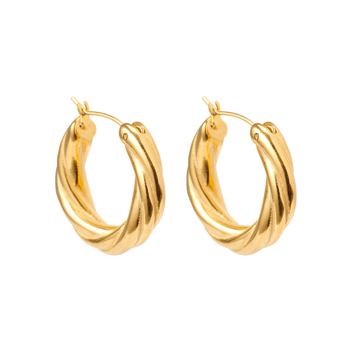 TWISTED HOOPS – Statement Oorbellen – Modern Ontwerp 0