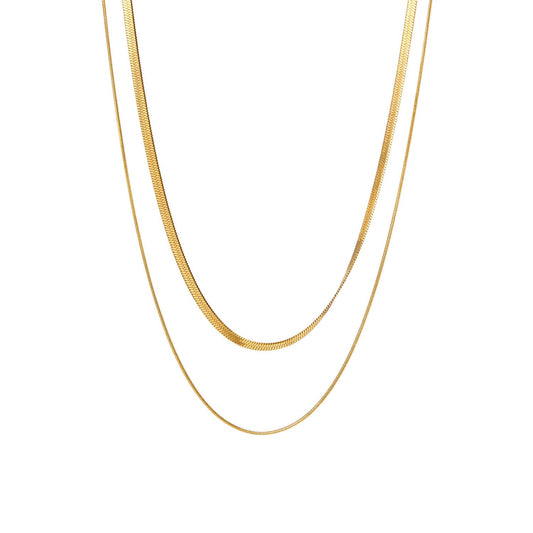 Unieke Dubbele Ketting Dames – Waterdicht Ontwerp 0