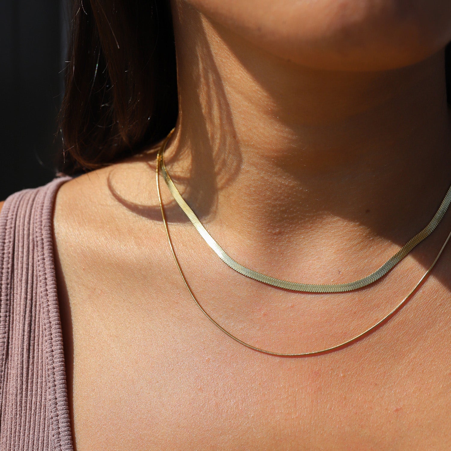 Unieke Dubbele Ketting Dames – Waterdicht Ontwerp 2