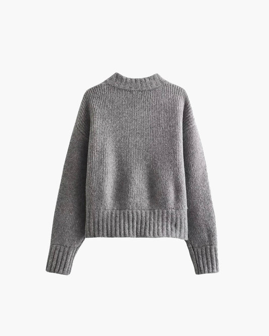 Vintage Cardigan Dames – Comfortabele Ribgebreide Stijl 7